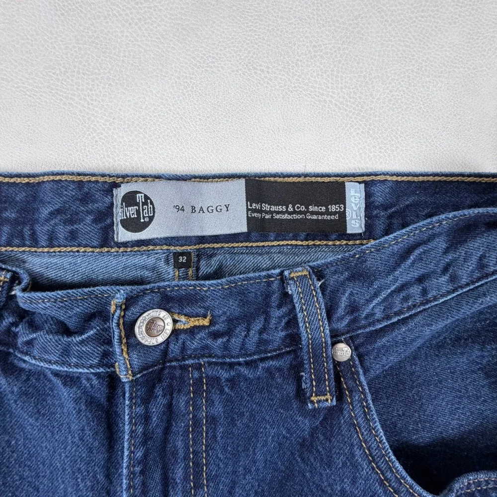 Levis SilverTab 94 Baggy Jeans Mens 32x30 Indigo Blue Denim
